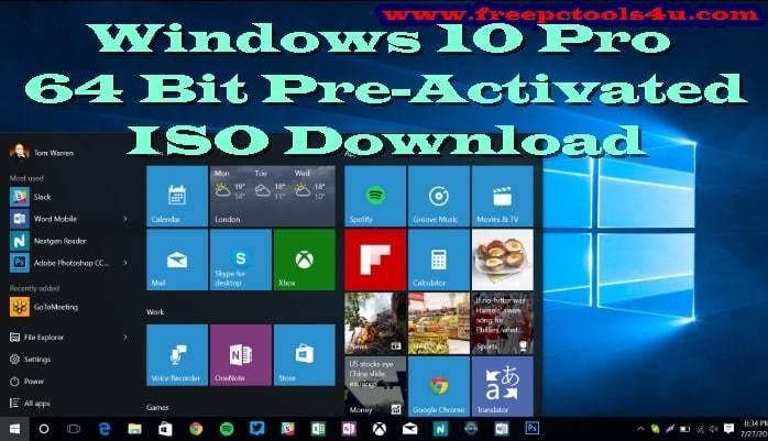 windows 10 pro 32 bit pre activated download
